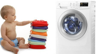 Sử dụng máy giặt an toàn khi gia đình có trẻ nhỏ