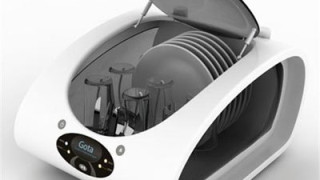 Máy rửa bát mini kiểu dáng nhỏ phù hợp với mọi kệ bếp