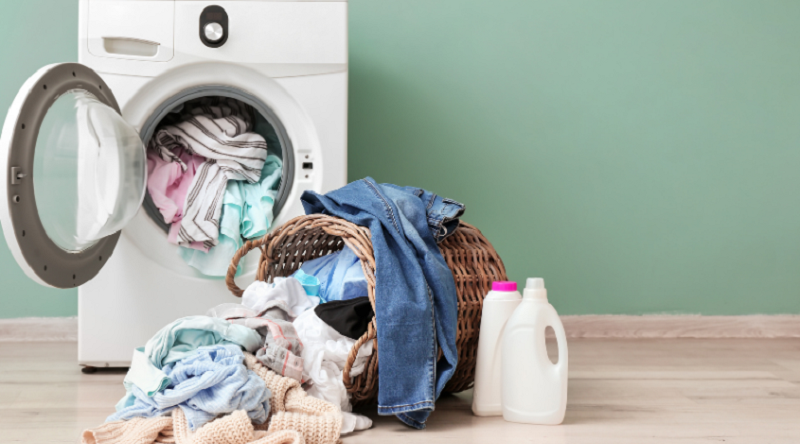 Tránh giặt quá tải khối lượng quy định của máy giặt