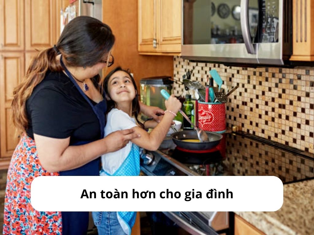 Bếp từ với khóa trẻ em đảm bảo an toàn cho gia đình