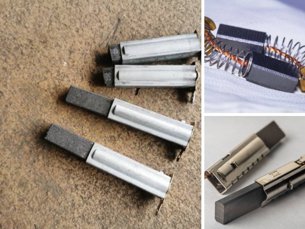 Chổi than máy hút bụi bị mòn gây ra tiếng ồn lớn