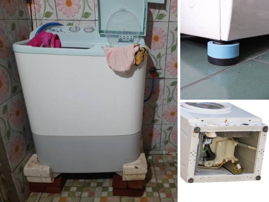 Vị trí đặt máy giặt đúng