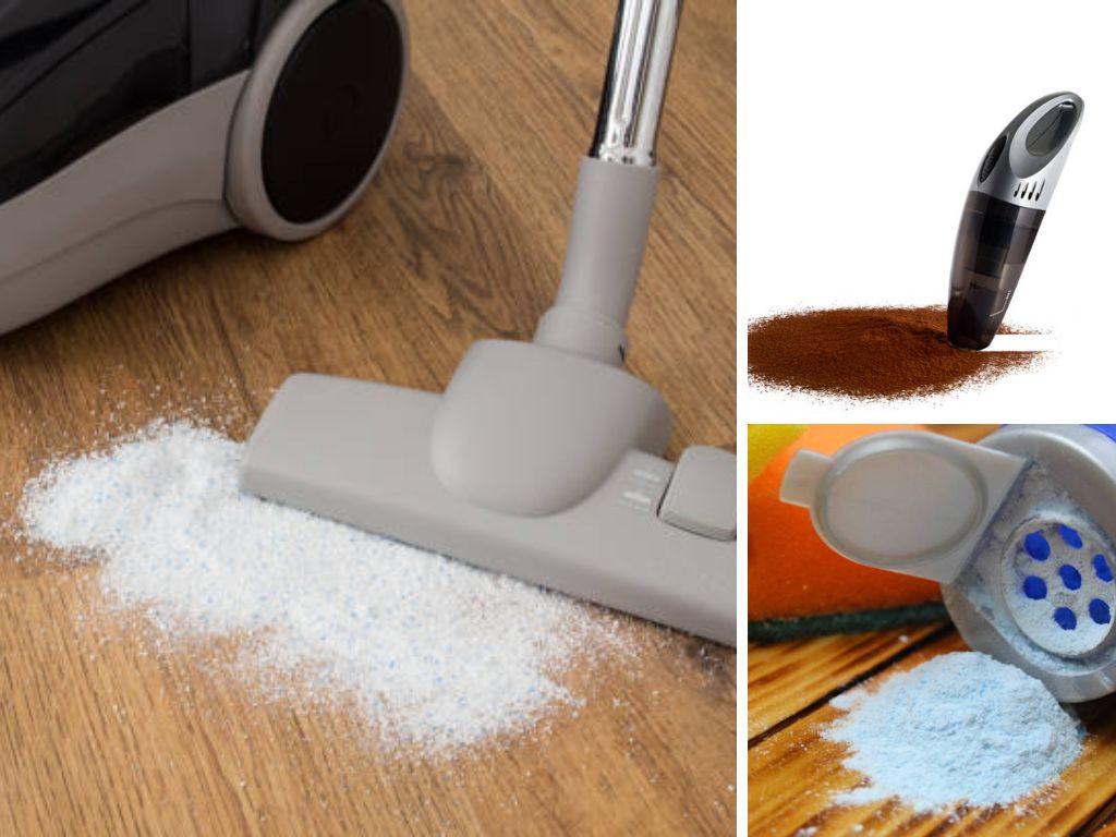 Không nên dùng máy hút bụi để hút bột mịn