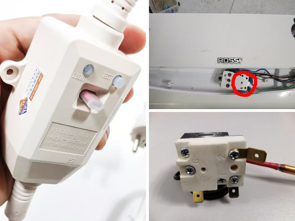 Rơ-le nhiệt của bình nóng lạnh