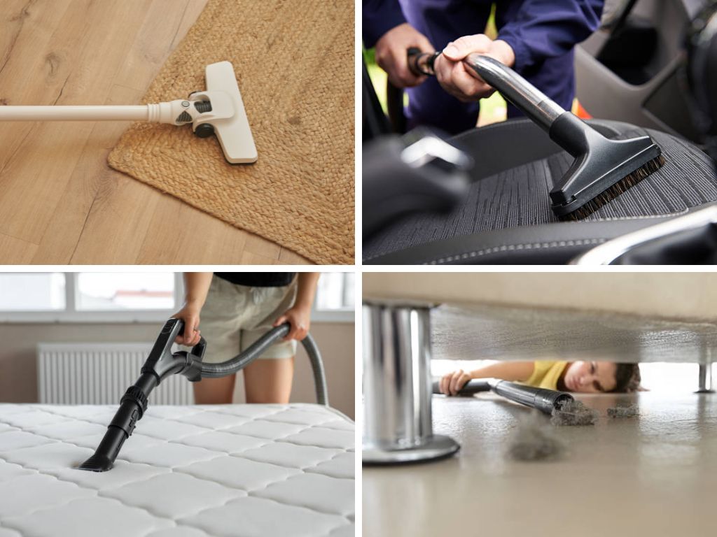 Sử dụng sai đầu hút máy hút bụi co thể làm giảm hiệu quả của máy