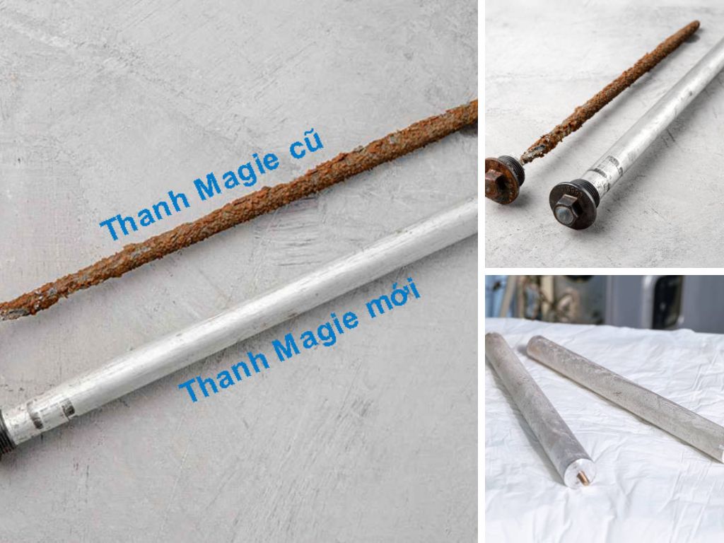Thanh magie trong bình nóng lạnh